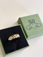 claddagh ring mixed metal two