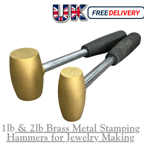 Brass hammer set 1lb - hammer,