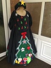 Panto Dame / Ugly Sister Costume “Christmas Tree” lights up - London Costumier