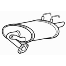 Quality Rear Exhaust Silencer