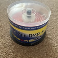 DataWrite Titanium DVD-R.  Recordable.  36 Discs.  8 x 4.7GB.  New & Unused