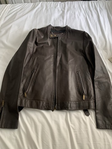 Mulberry brown leather jacket - brown,