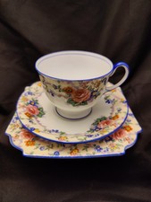 Vintage Aynsley Bone China B944 DOROTHY Pattern Teacup Trio Saucer & Plate VGC