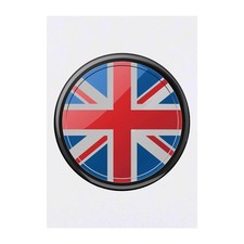'Union Jack in Circle Frame'