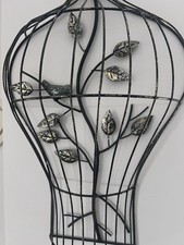 Birdcage Metal Wall Art Hanging Decor