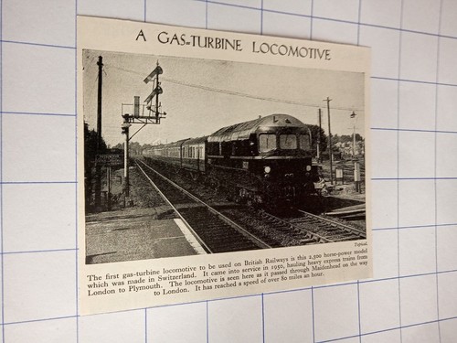 Gas turbine locomotive - turbine,