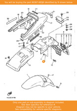YAMAHA Collar, 90387-083J6 OEM