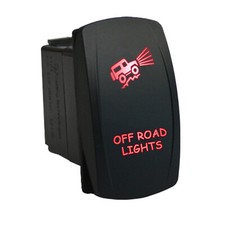 Rocker switch 629R 12 volt OFF
