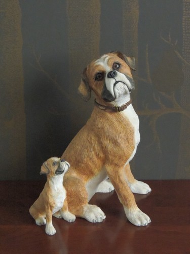 Vintage boxer dog puppy - boxer, &