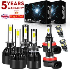 H7 H1 H11 501 White 6000K LED