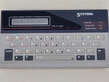 Vintage 1988 Systema MODEL NO. CS880E Spelling Word Checker Electronic Computer