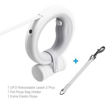 MOESTAR UFO Retractable Pet Leash 2 Plus Dog Traction Rope, Lighting, Hand Free