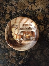 Worthington ale Brewery New Hall pottery 4"dia.  dish /  pin tray  - Advertising