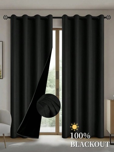 Blackout curtains grommet - blackout,