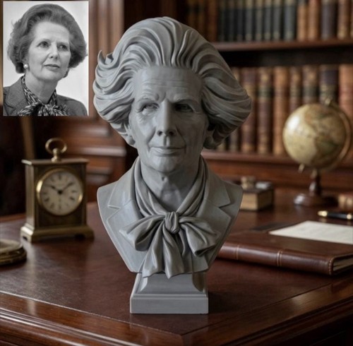 Margaret thatcher bust - bust, statue