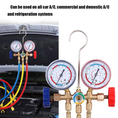 Refrigerant manifold gauge set - manifold,