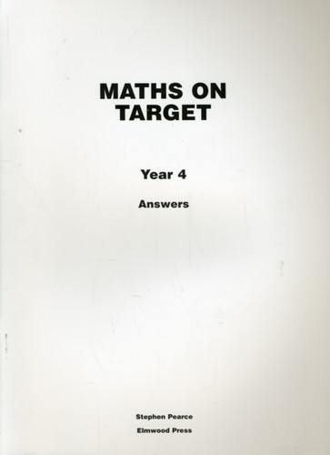 Maths target year answers - on, 4