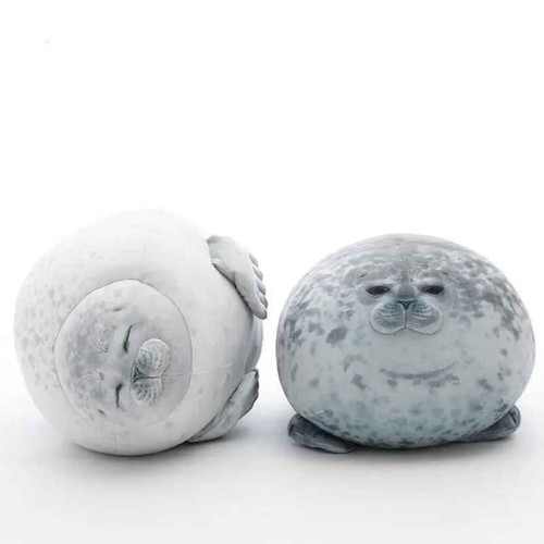 Angry blob seal - plush, pillow