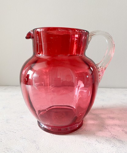 Victorian antique cranberry - antique,