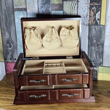 Vintage Mele Dark Brown Wooden