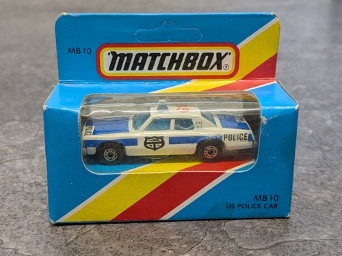 Matchbox police car - matchbox, us