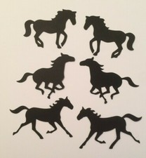 12 horse silhouette die cuts