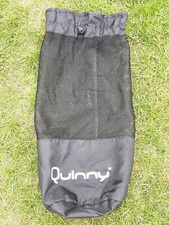 Quinny Buzz Moodd Zapp Xtra STORAGE BAG footmuff raincover Black Accessories 