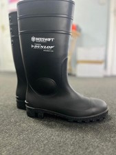 Size 11 Dunlop ASTON  Heavy Duty SAFETY S5 Steel Toe Cap Work Wellington Boots 
