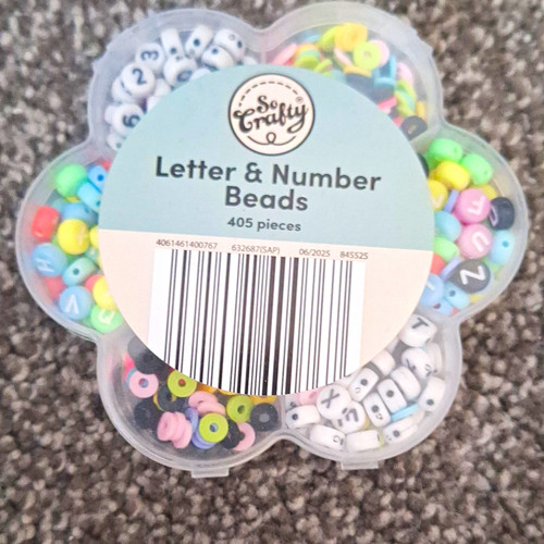 Crafty plastic letter - crafty, &