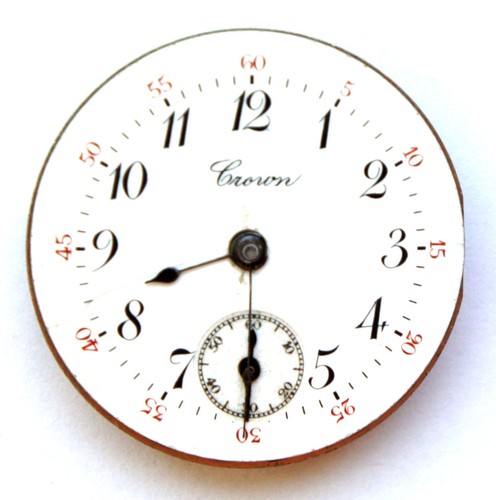 Vintage crown pocket watch - vintage,