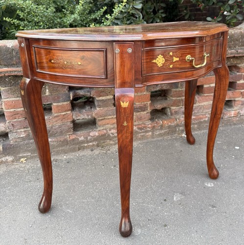 Italian style inlaid - half, moon