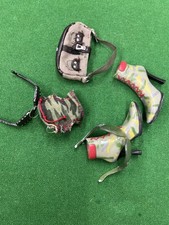 Bratz Doll Clothes Wildlife Safari Fianna Outfit Set – Boots, Shirt & Glasses –