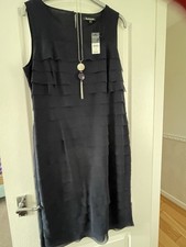 Bonmarche Navy Layered Dress
