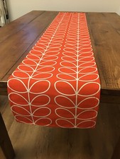 Orla Kiely Tomato stem  Fabric Table Runner52" (132 cm ) x 10" ( 26cm )unlined