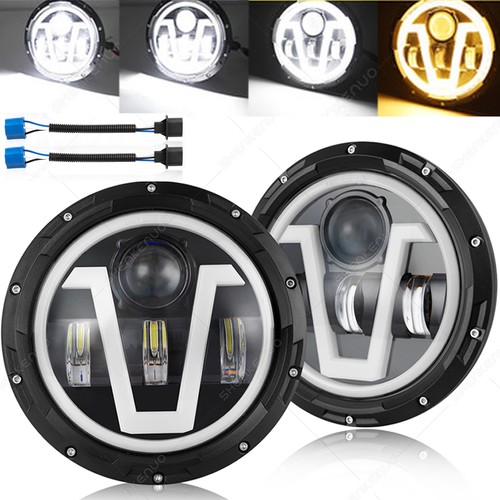 Pair inch round led - pair,