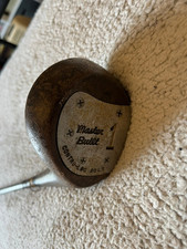 Vintage/Antique Master Built Genuine Persimmon Wooden Driver 1 Golf Club