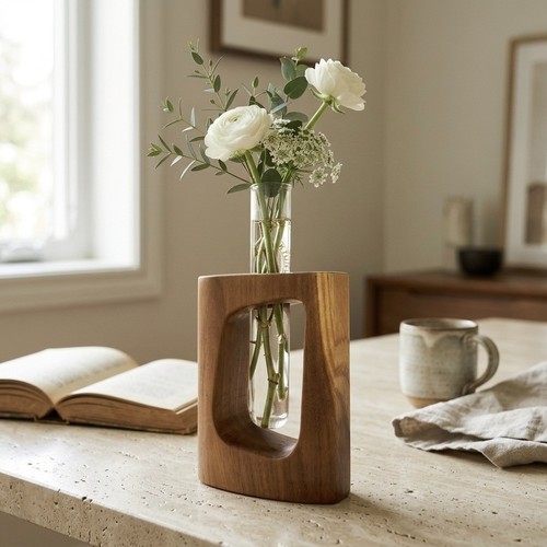 Teak wood test tube - wood,