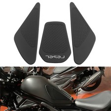 Black Fuel Tank Side Pads Fuel Tank Protector Pad For Honda Rebel  CMX500 CMX300