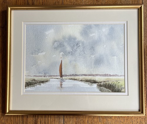 Watercolour norfolk - watercolour, of
