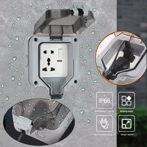 Waterproof outdoor socket - outdoor, uk