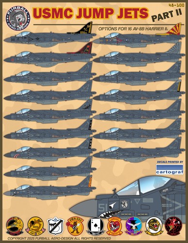 Furball decals usmc jump - 1/48,