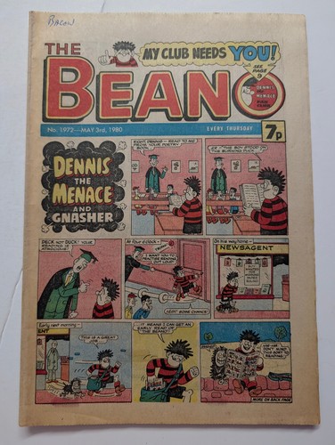 Beano comic 1972 may 3rd - no, 1972,