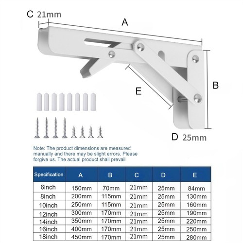 Heavy duty folding shelf - duty,