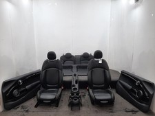 2015 MINI (BMW) F55 Black Cloth/Leather Front & Rear Seats Interior + Door Cards
