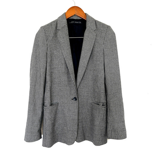 Zara womens houndstooth wool - zara,