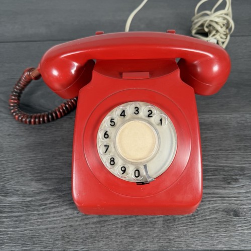 Vintage gpo 746 red rotary - 746,