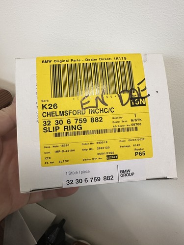 Bmw slip ring 32306759882 - bmw,