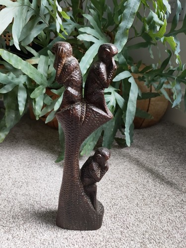 Hand carved vintage wooden - hand,