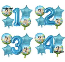 5pcs Bluey Age Number Kids