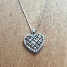 Heart pendant with tag made - heart,